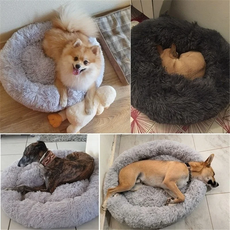 Calming pet bed available in 6 sizes for cats and dogs